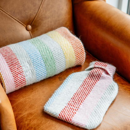 Bothy Distillery Luxury Tartan Hot Water Bottle – Scottish Wool Cover