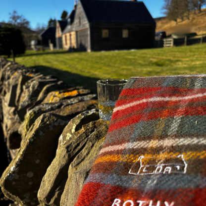 Bothy Distillery Tartan Blanket - 100% Pure New Wool