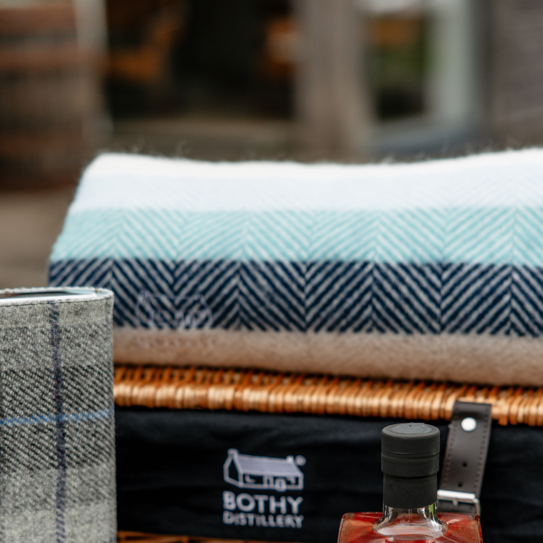 Bothy Distillery Tartan Blanket - 100% Pure New Wool