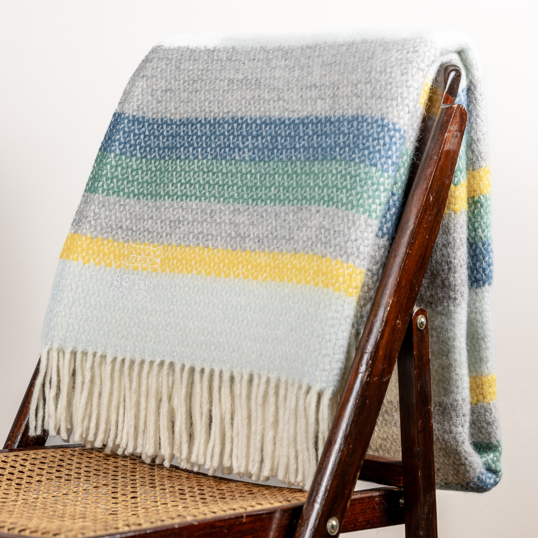 Bothy Distillery Tartan Blanket - 100% Pure New Wool