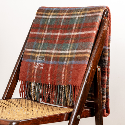 Bothy Distillery Tartan Blanket - 100% Pure New Wool