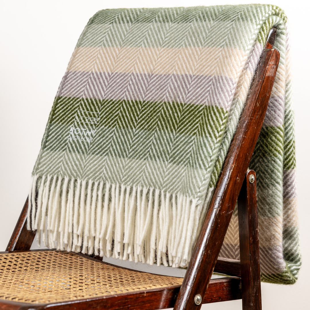 Bothy Distillery Tartan Blanket - 100% Pure New Wool
