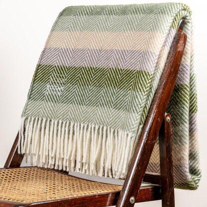 Bothy Distillery Tartan Blanket - 100% Pure New Wool