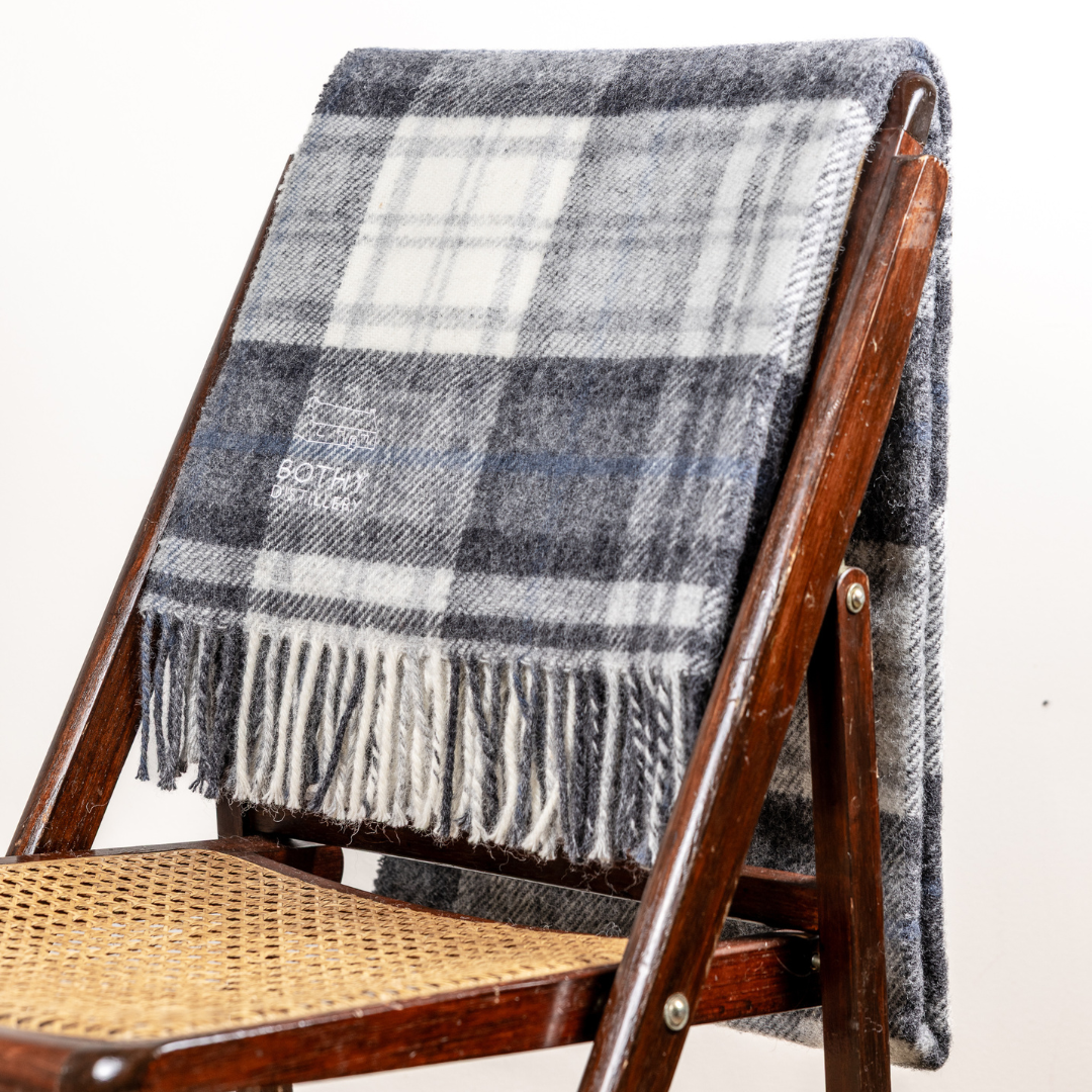 Bothy Distillery Tartan Blanket - 100% Pure New Wool