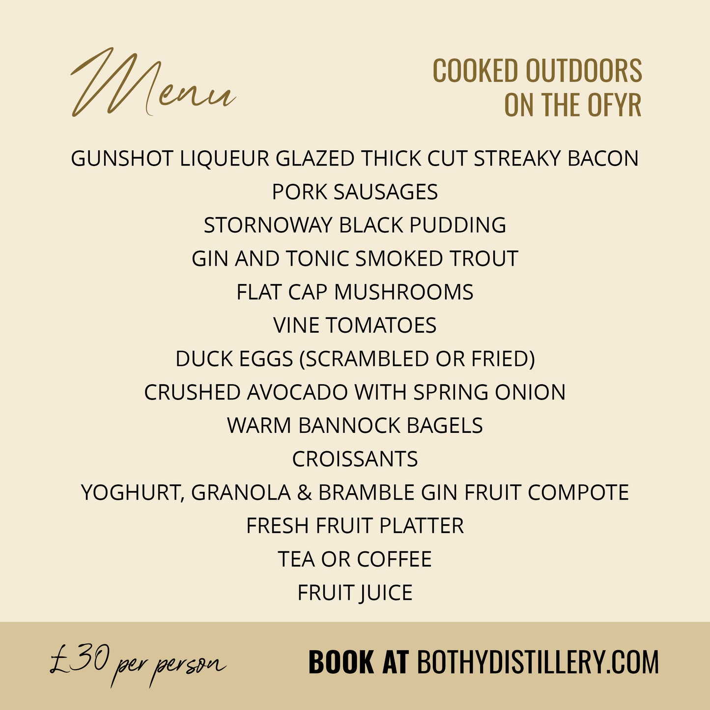 Bothy Brunch